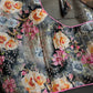 Black Silk Kalamkari Sequins Blouse - 