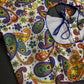 Beige Silk Kalamkari Sequins Blouse - 
