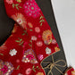 Red Georgette Multi Color Embroidery Sequins Blouse - 