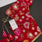 Red Georgette Multi Color Embroidery Sequins Blouse - 