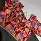 Pink Mauve Multi Color Kalamakari Ready Made Blouse - 