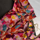 Pink Mauve Multi Color Kalamakari Ready Made Blouse - 