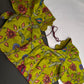 Green Multi Color Kalamakari Ready Made Blouse - 
