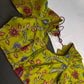 Green Multi Color Kalamakari Ready Made Blouse - 