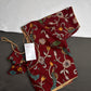 Brick Red Multi Color Pen Kalamakari Ready Made Blouse - 