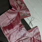 Pastel Pink Silk Maggam Aari Work Blouse - 