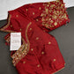 Red Maroon Maggam Aari Blouse - 