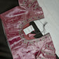 Pink Tissue Silk Maggam Aari Net Blouse - 