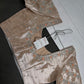 Light Peach Tissue Silk Maggam Aari Net Blouse - 