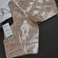Light Peach Tissue Silk Maggam Aari Net Blouse - 