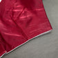 Crepe Red Silver Pearl Work Blouse - 