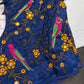 Blue Embriodery Work Blouse - 