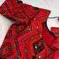 Red Embriodery Work Blouse - 