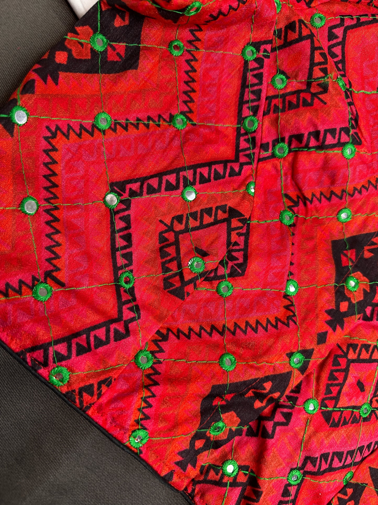 Red Embriodery Work Blouse - 
