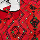 Red Embriodery Work Blouse - 