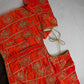 Orange Embriodery Work Blouse - 