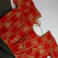 Red Embriodery Work Blouse - 