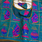 Teal Embriodery Work Blouse - 
