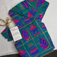 Teal Embriodery Work Blouse - 