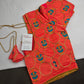 Peach Embriodery Work Blouse - 