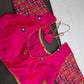 Pink Embriodery Work Blouse - 