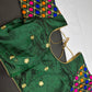 Green Embriodery Work Blouse - 