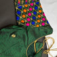 Green Embriodery Work Blouse - 