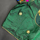 Green Embriodery Work Blouse - 