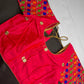 Pink Embriodery Work Blouse - 