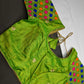 Green Embriodery Work Blouse - 