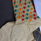 Cream Embriodery Work Blouse - 