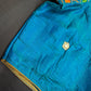 Blue Embriodery Work Blouse - 