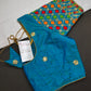 Blue Embriodery Work Blouse - 