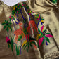 Copper Green Pure Painthani Blouse - 