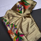 Copper Green Pure Painthani Blouse - 