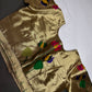 Copper Green Pure Painthani Blouse - 