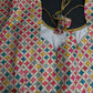 Multi Color Beige Base Blouse - 