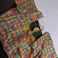 Multi Color Green Base Blouse - 