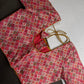 Multi Color Pink Base Blouse - 
