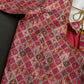 Multi Color Pink Base Blouse - 