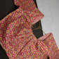 Multi Color Pink Base Blouse - 