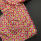 Multi Color Pink Base Blouse - 