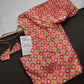 Multi Color Pink Base Blouse - 