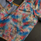 Multi Color Blue Base Blouse - 