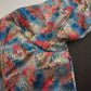 Multi Color Blue Base Blouse - 