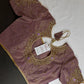 Lavender Tissue Silk Maggam Aari Work Blouse - 