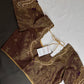 Copper Tissue Silk Maggam Aari Work Blouse - 