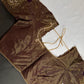 Copper Tissue Silk Maggam Aari Work Blouse - 