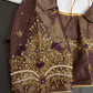 Copper Tissue Silk Maggam Aari Work Blouse - 