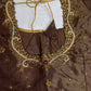 Copper Tissue Silk Maggam Aari Work Blouse - 